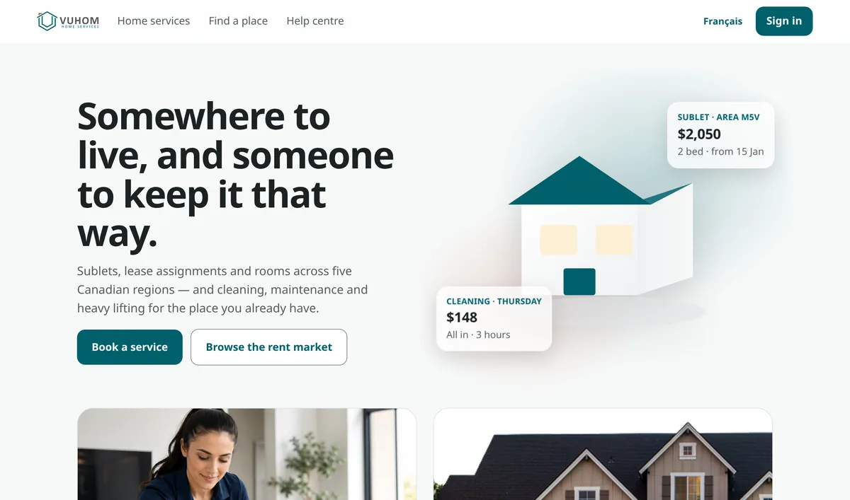 The Vuhom home page